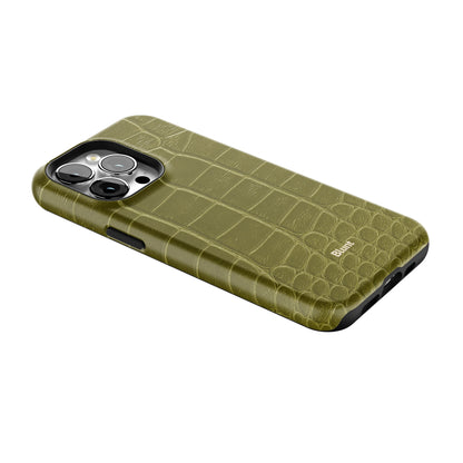 Olive Croc iPhone Case gallery - Iphone_13_Pro_2