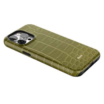 Olive Croc iPhone Case gallery - Iphone_15_Pro_Max_2