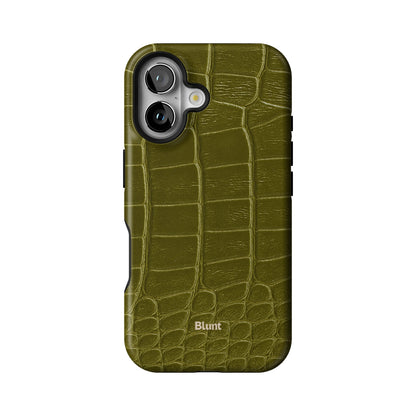 Olive Croc iPhone Case gallery - Iphone_16_Iphone_1
