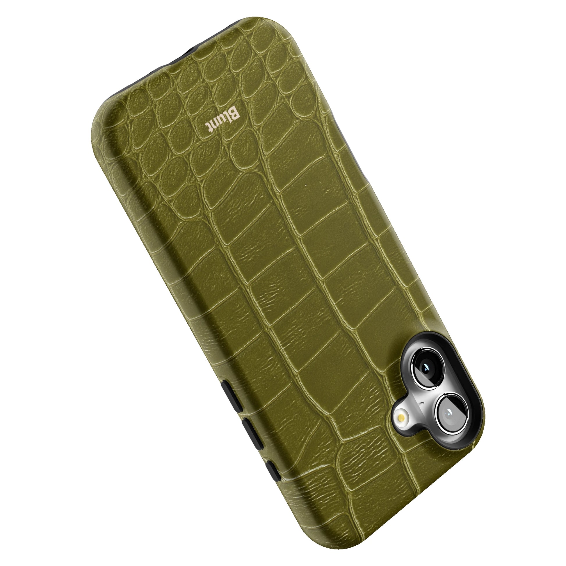 Olive Croc iPhone Case gallery - Iphone_16_Mini_Air_Plus_5