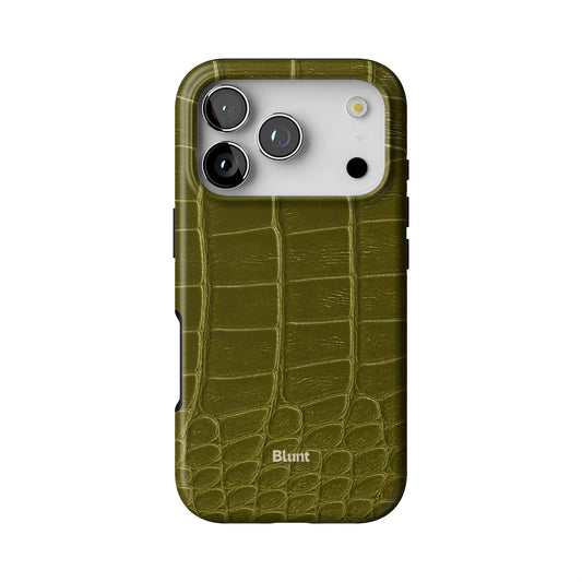 Olive Croc iPhone Case gallery - Iphone_17_Pro_1