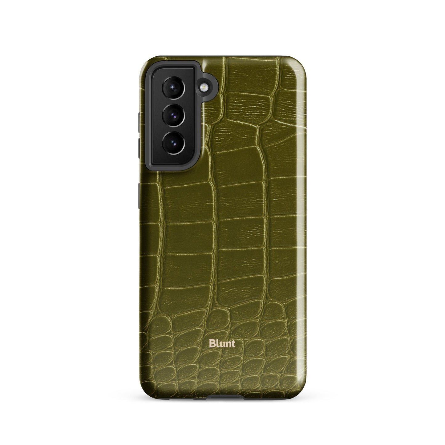 Olive Croc Samsung Case - Blunt Cases