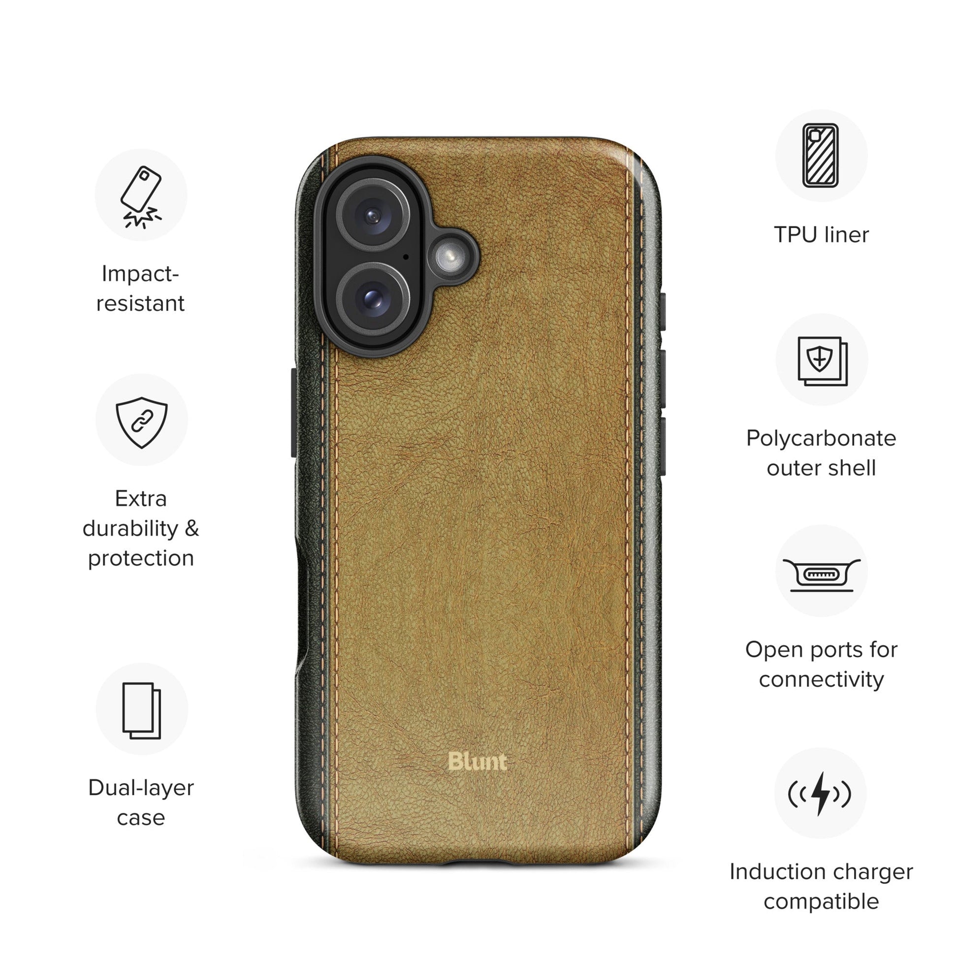 Olive Gold iPhone Case - Blunt Cases