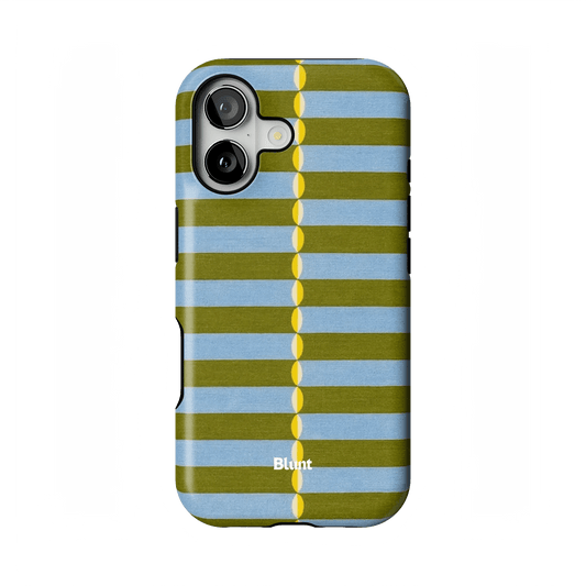 Olive Lines iPhone Case - Blunt Cases