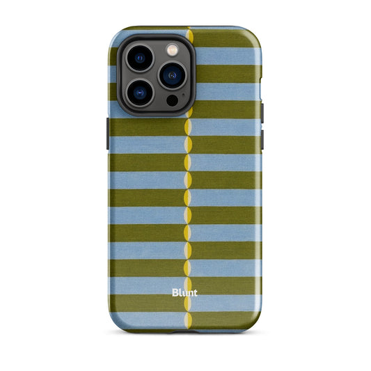 Olive Lines iPhone Case - Blunt Cases