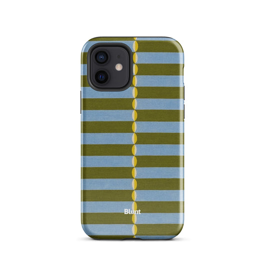 Olive Lines iPhone Case - Blunt Cases