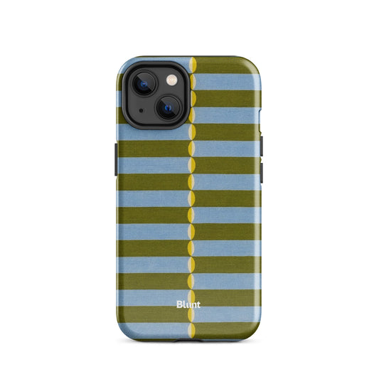 Olive Lines iPhone Case - Blunt Cases