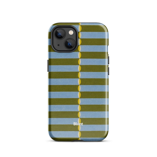 Olive Lines iPhone Case - Blunt Cases