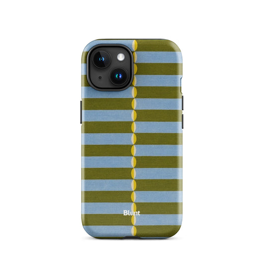 Olive Lines iPhone Case - Blunt Cases