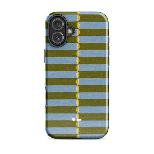 Olive Lines iPhone Case - Blunt Cases