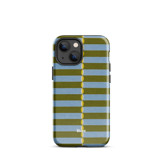 Olive Lines iPhone Case - Blunt Cases