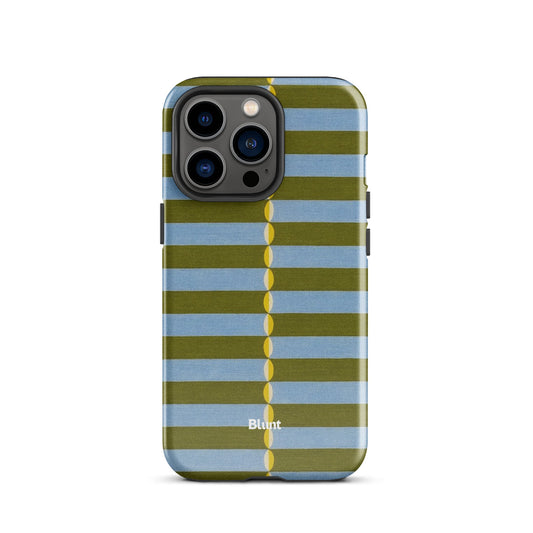 Olive Lines iPhone Case - Blunt Cases