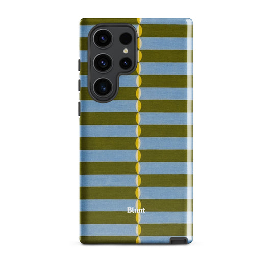 Olive Lines Samsung Case - Blunt Cases