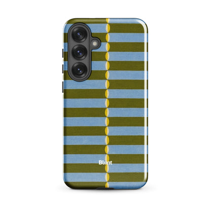 Olive Lines Samsung Case - Blunt Cases