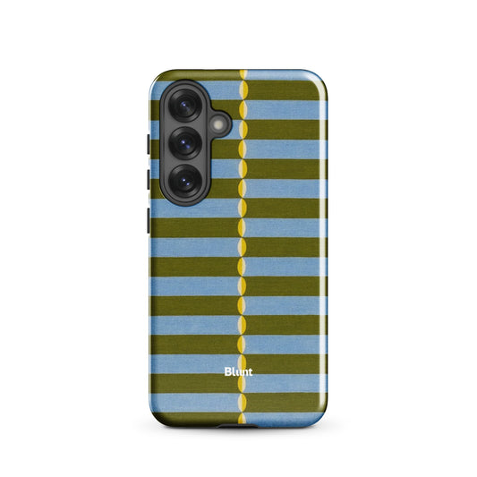 Olive Lines Samsung Case - Blunt Cases