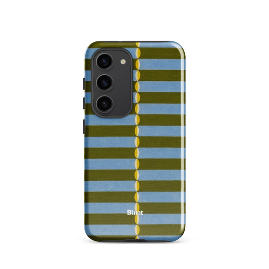 Olive Lines Samsung Case - Blunt Cases