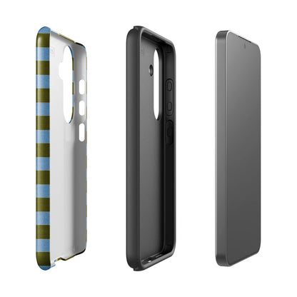 Olive Lines Samsung Case - Blunt Cases