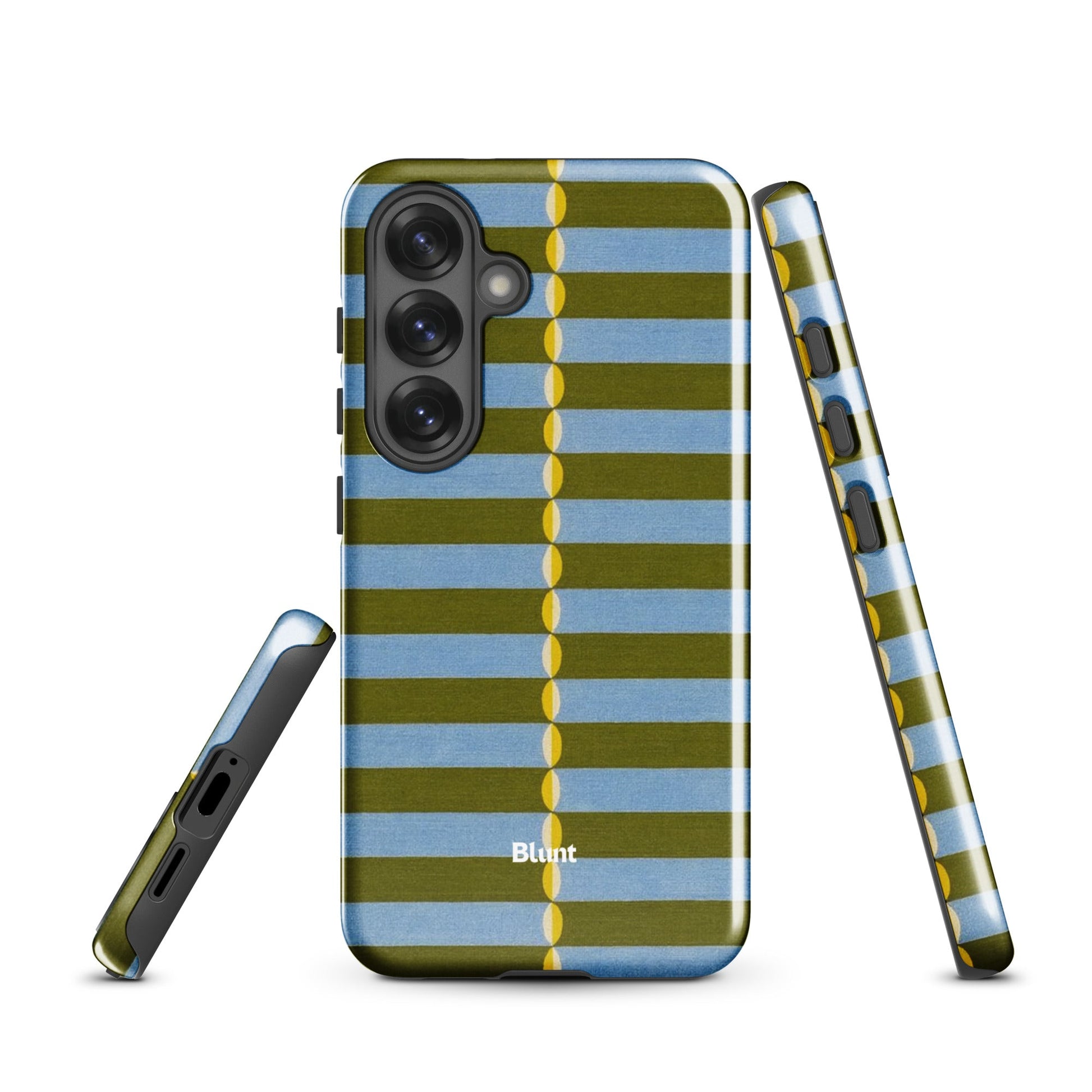 Olive Lines Samsung Case - Blunt Cases