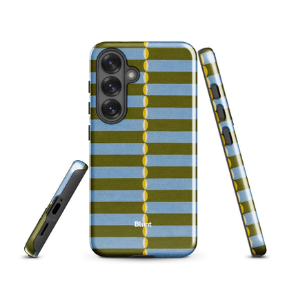 Olive Lines Samsung Case - Blunt Cases