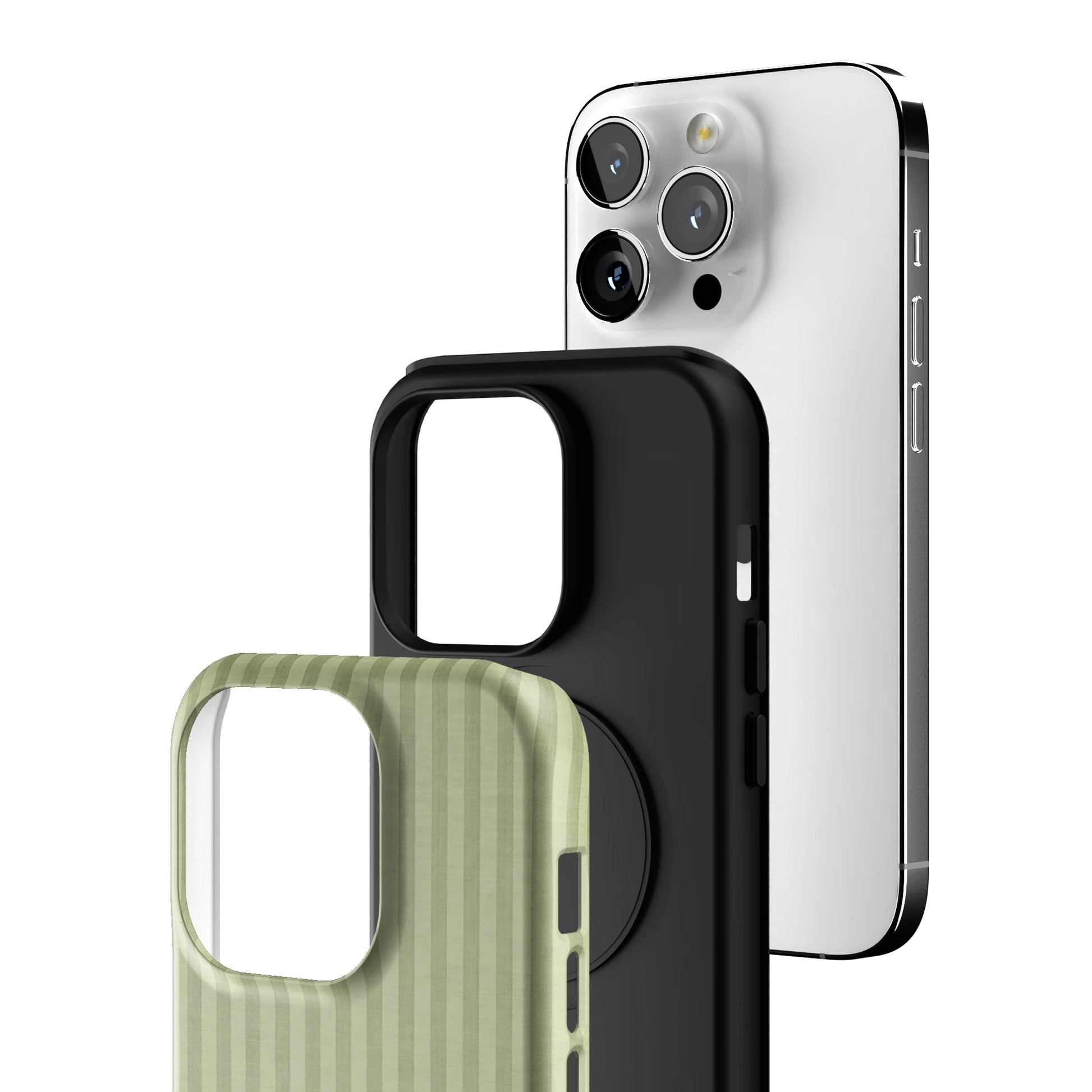 Olive Stripe iPhone Case gallery - Iphone_14_Pro_3