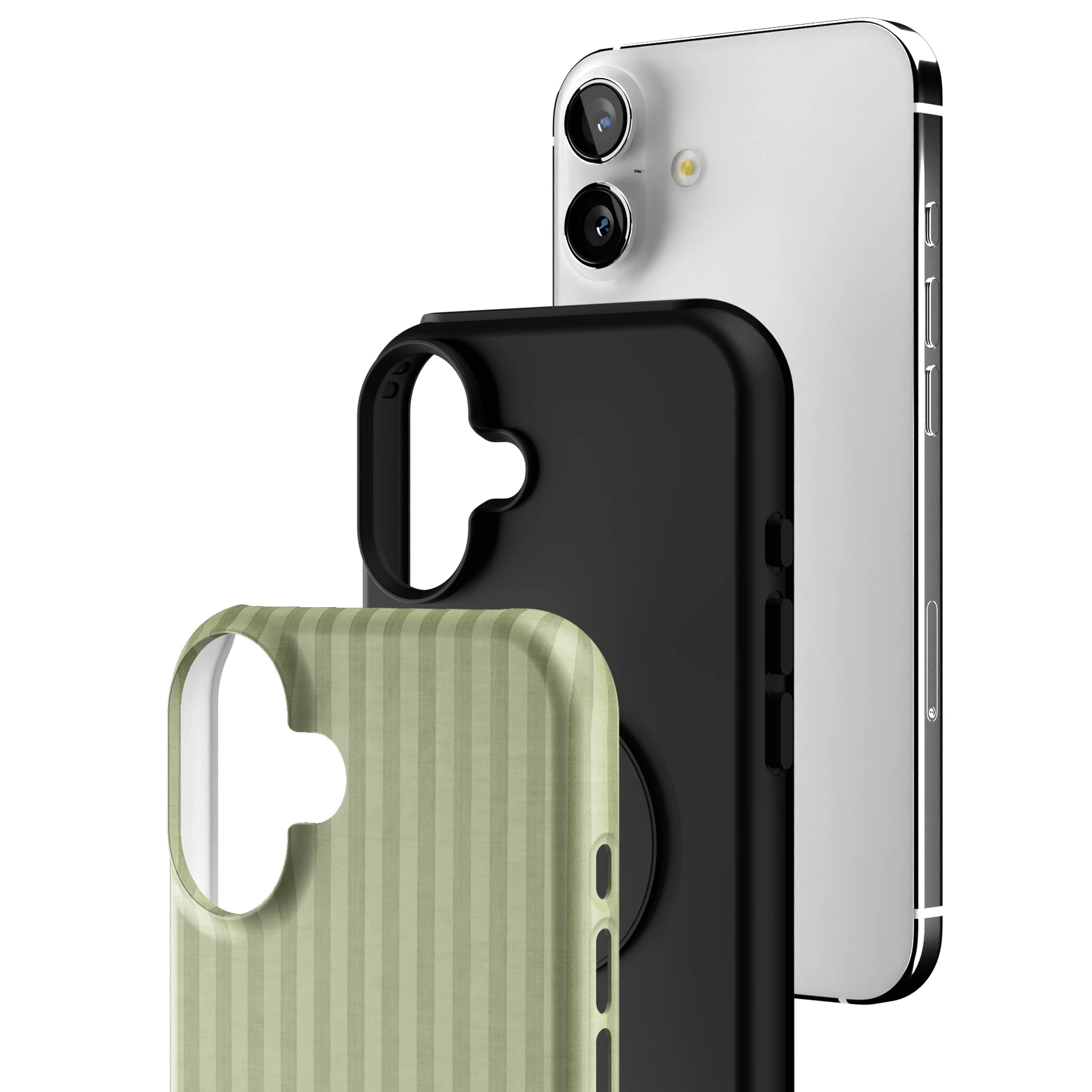 Olive Stripe iPhone Case gallery - Iphone_16_Mini_Air_Plus_3