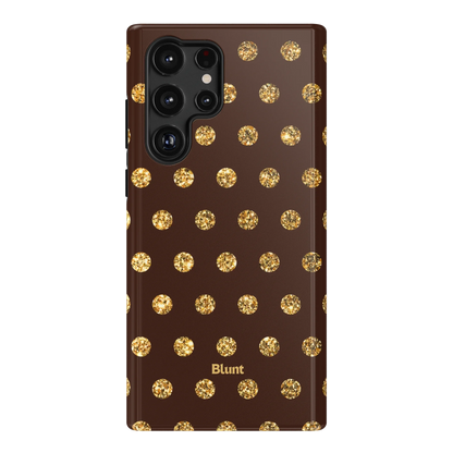 Gold Polka Samsung Case