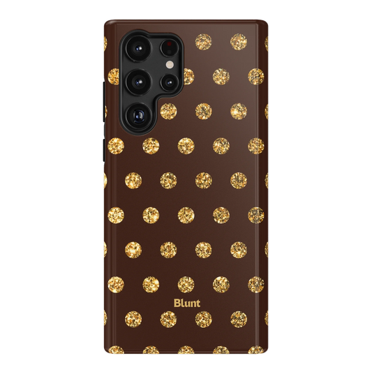 Gold Polka Samsung Case