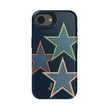 Neon Stars iPhone Case