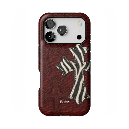 Zebrascale Cross iPhone Case