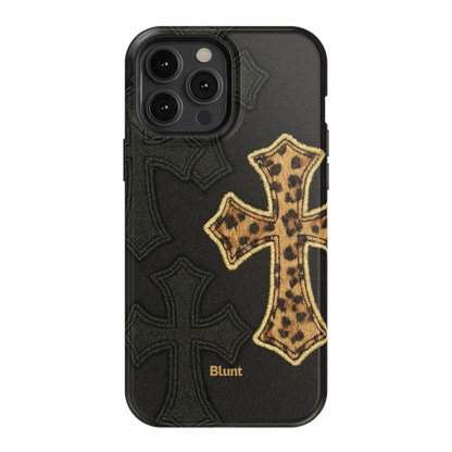 Cheetah Cross iPhone Case