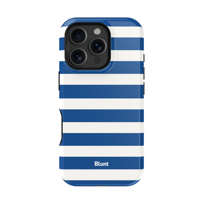 Navy Stripe iPhone Case