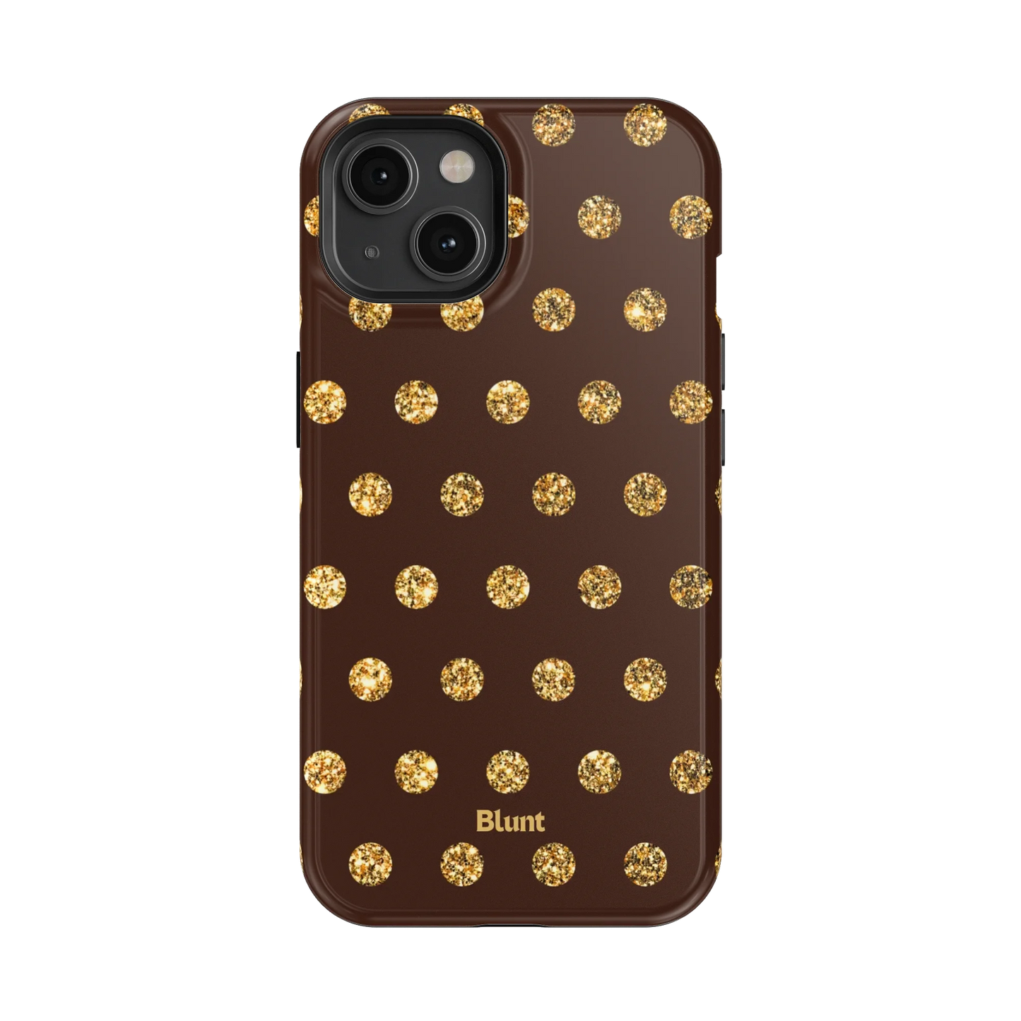 Gold Polka iPhone Case
