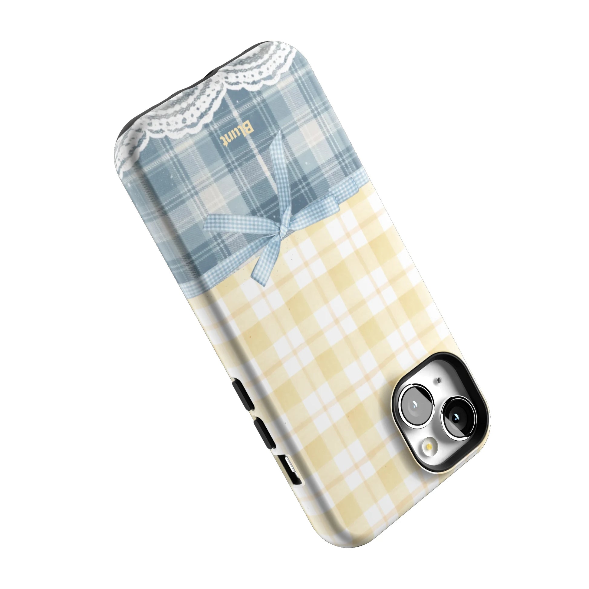Blue-Lemonplaid-iphone-case-iPhone 13-4