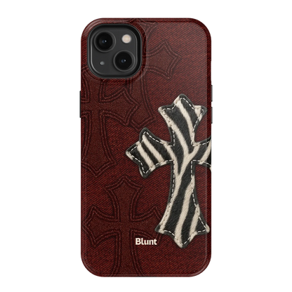 Zebrascale Cross iPhone Case