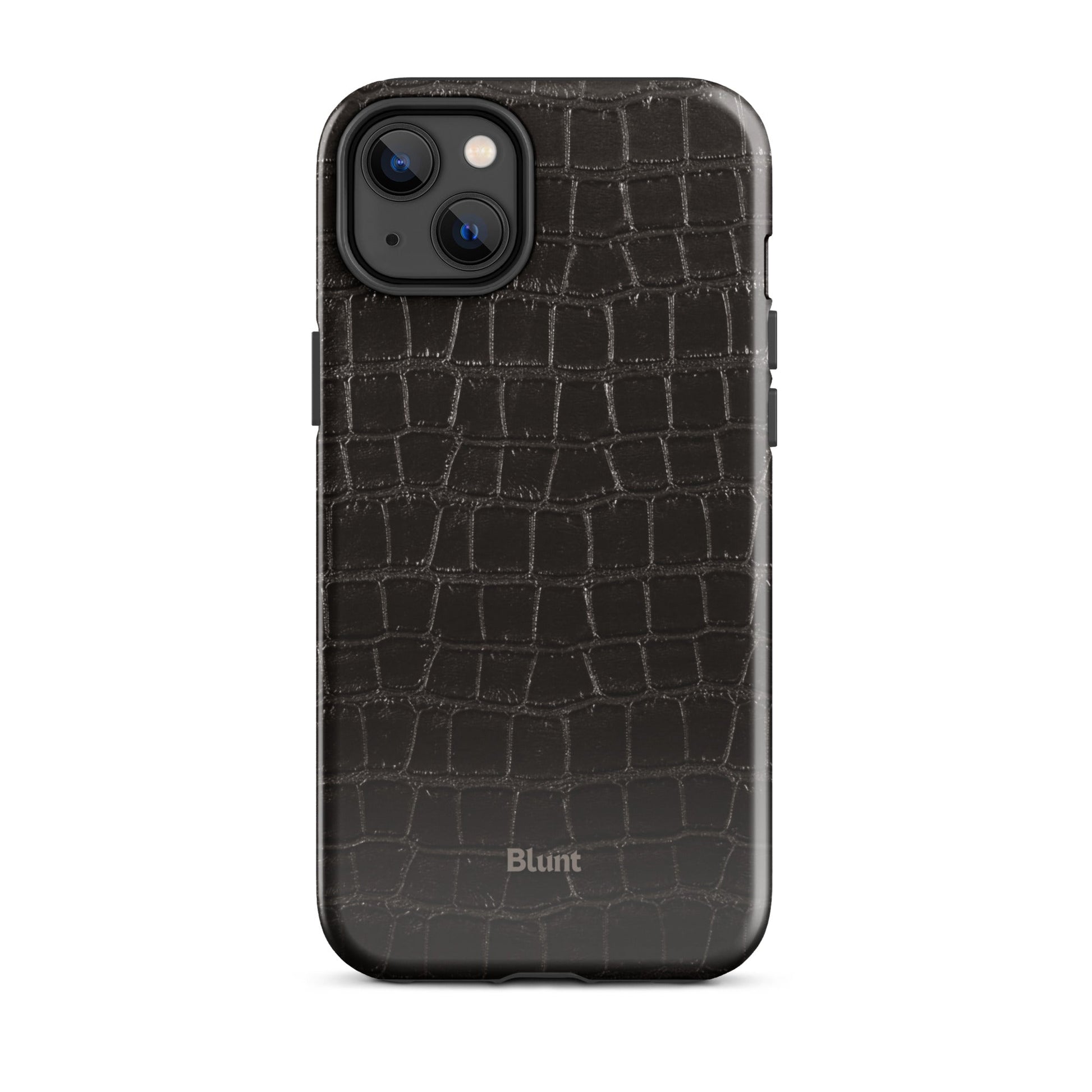 Onyx Croc iPhone Case - Blunt Cases