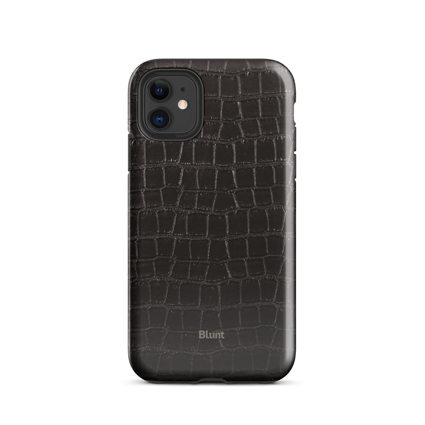 Onyx Croc iPhone Case - Blunt Cases