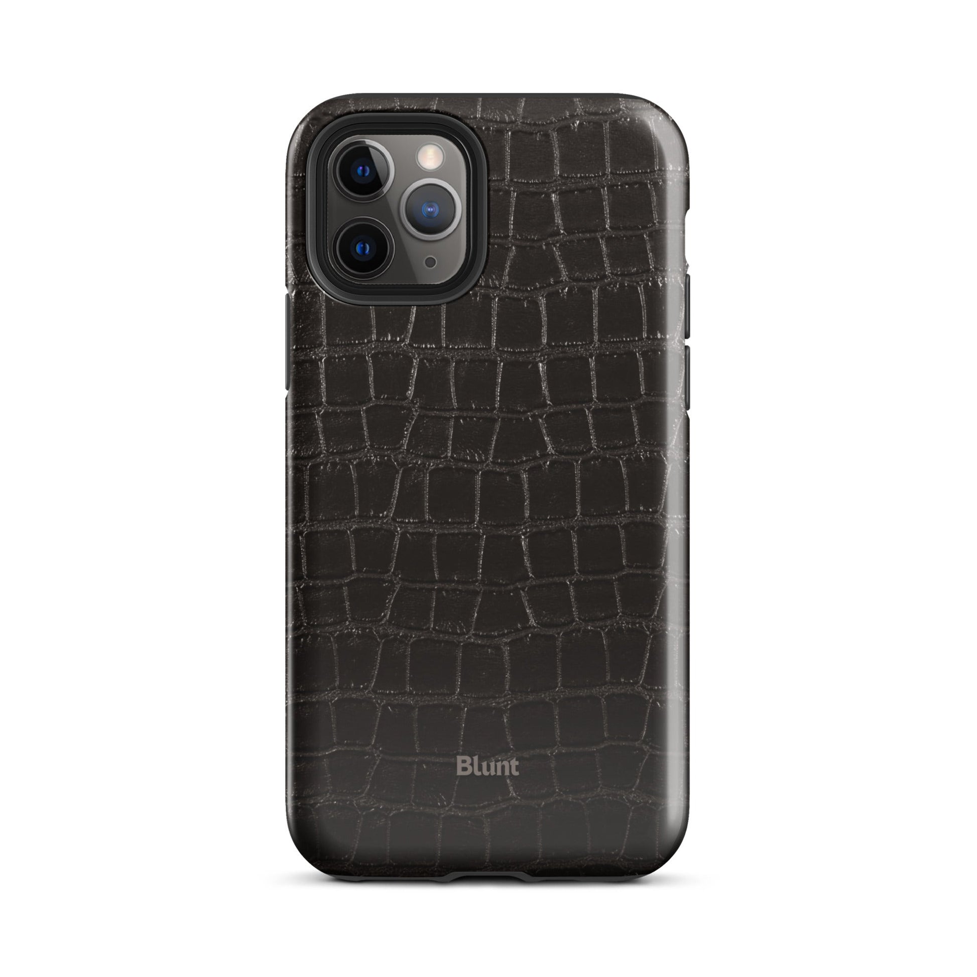 Onyx Croc iPhone Case - Blunt Cases