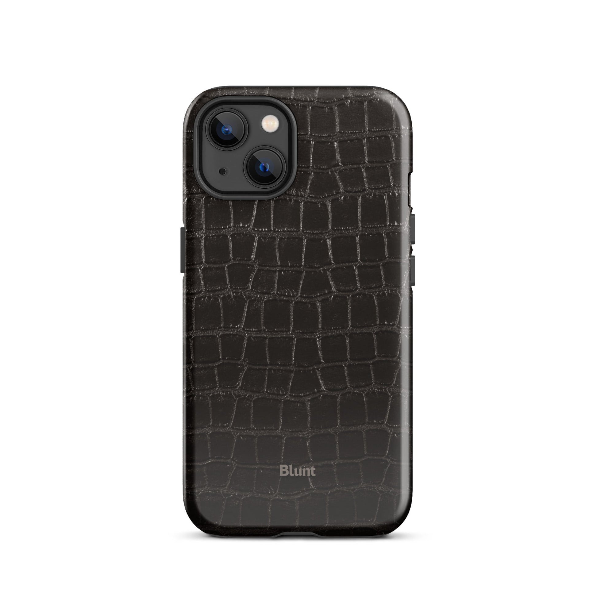 Onyx Croc iPhone Case - Blunt Cases