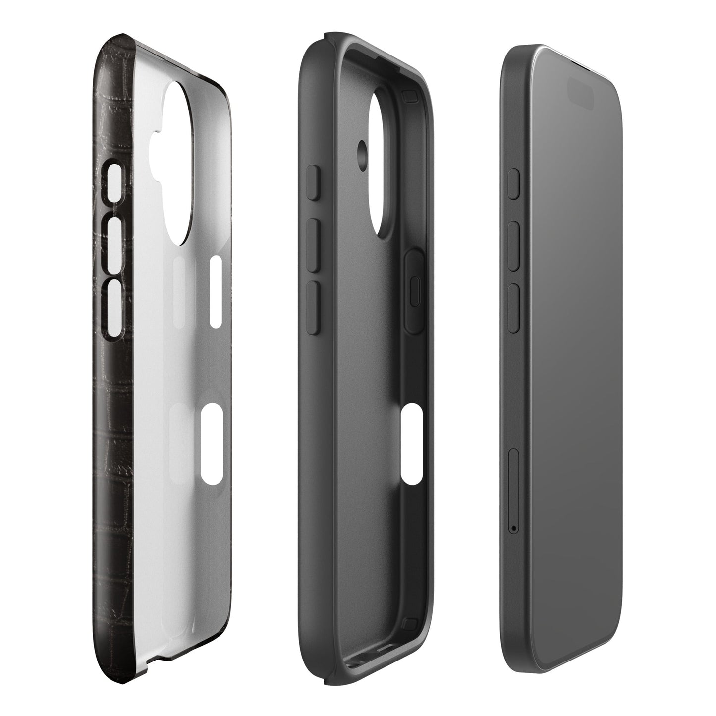 Onyx Croc iPhone Case - Blunt Cases