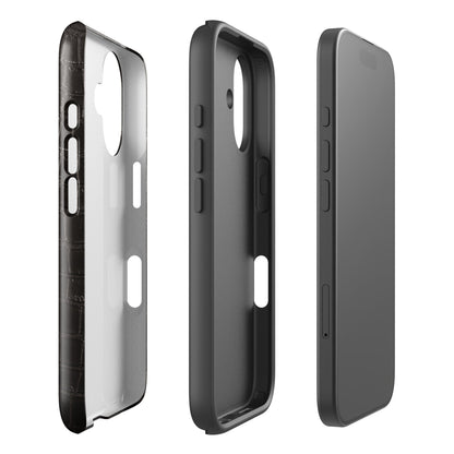 Onyx Croc iPhone Case - Blunt Cases