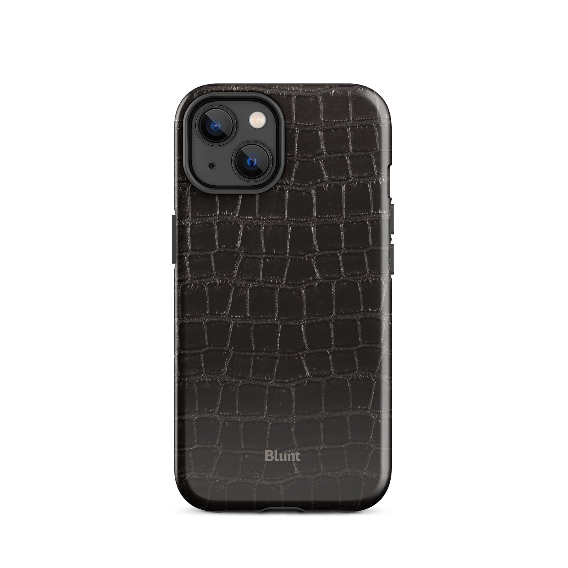 Onyx Croc iPhone Case - Blunt Cases