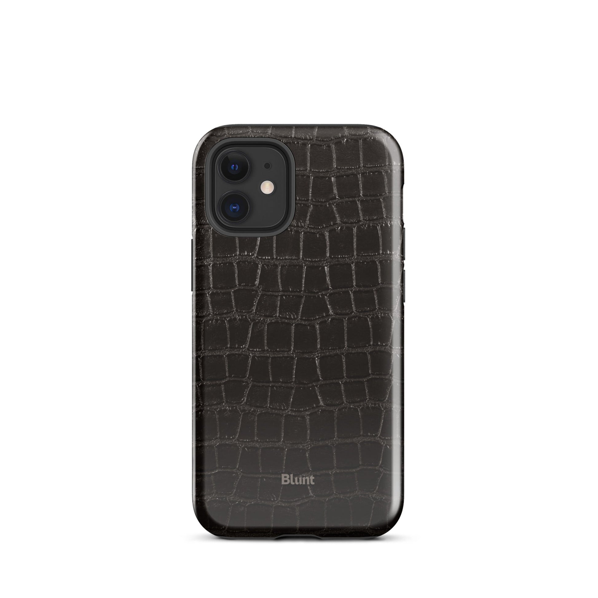 Onyx Croc iPhone Case - Blunt Cases