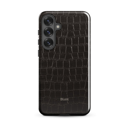 Onyx Croc Samsung Case - Blunt Cases