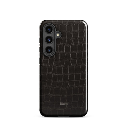 Onyx Croc Samsung Case - Blunt Cases