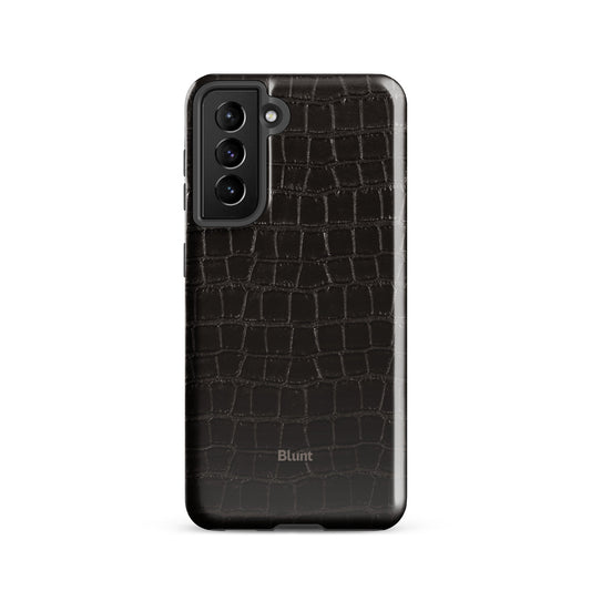 Onyx Croc Samsung Case - Blunt Cases