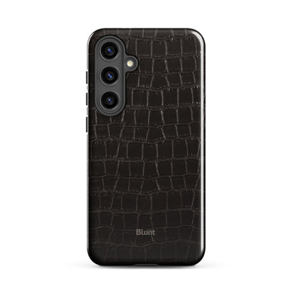 Onyx Croc Samsung Case - Blunt Cases