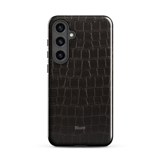 Onyx Croc Samsung Case - Blunt Cases