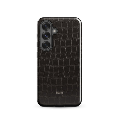 Onyx Croc Samsung Case - Blunt Cases