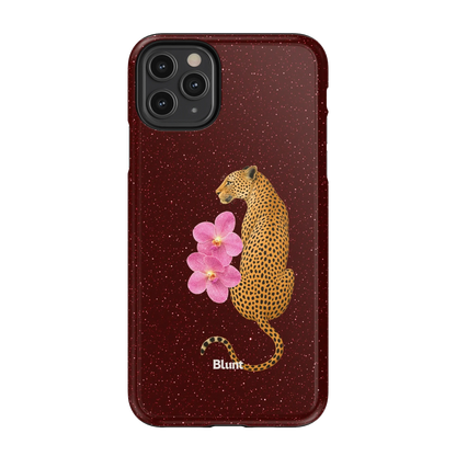 Burgundy Cleo iPhone Case