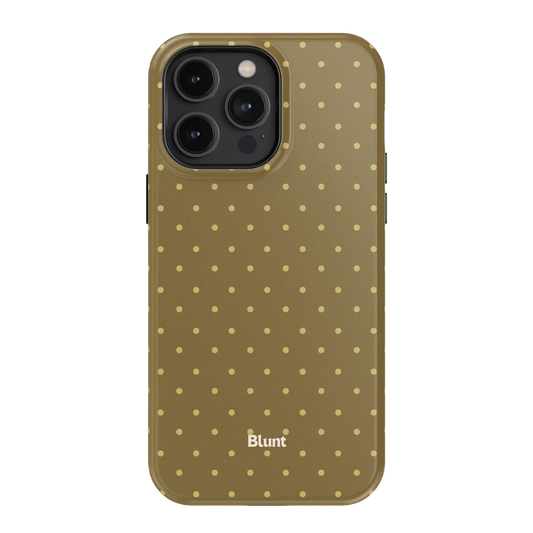 Olive Dot iPhone Case